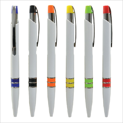 Y 6913 - Half Metal Pen / Half Plastic Pen
